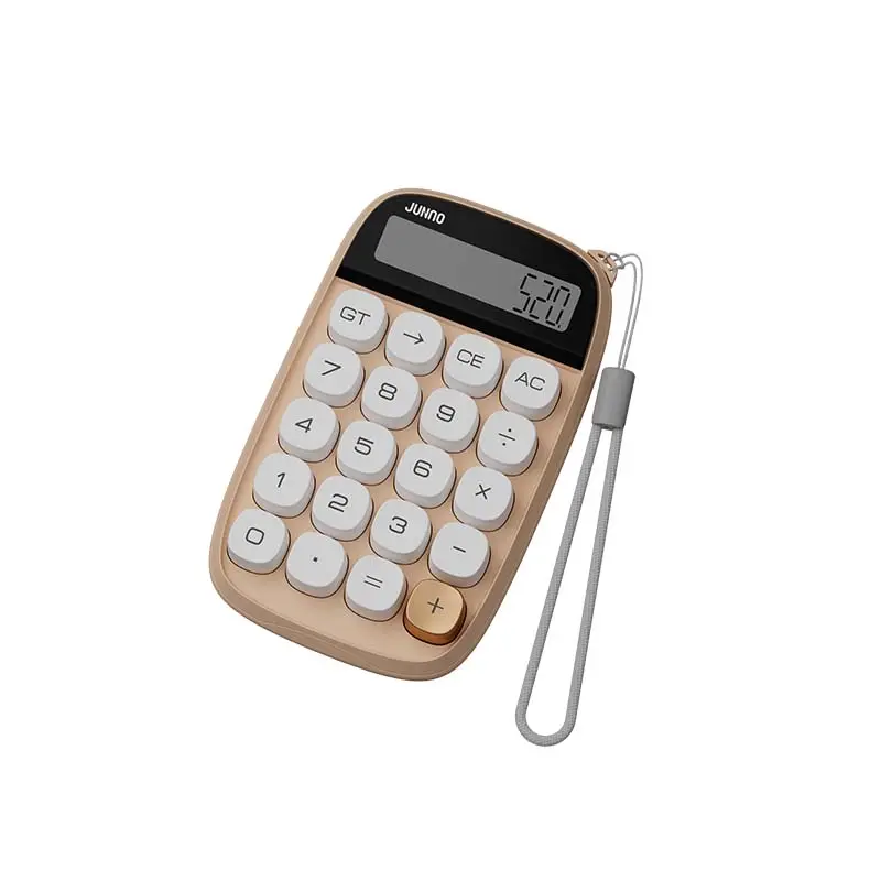 Цветной калькулятор, 10-значный большой ЖК-дисплей, калькулятор с двойным питанием, для повседневного и базового офиса