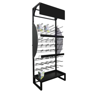 Soporte de suelo de Metal de salida de fábrica, estante de exhibición, caja de teléfono móvil, organizador de accesorios para Tienda Móvil - Product Image 1