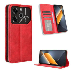 Funda de teléfono de cuero con patrón Retro con hebilla magnética para <span class=keywords><strong>infinix</strong></span> Tecno Pova 6 Pro 5G - Product Image 1