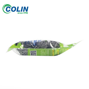 Lot de 3 éponges à récurer en acier inoxydable de 18 g pour casseroles, poêles, vaisselle et nettoyage ; en acier inoxydable 410. - Product Image 3