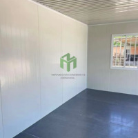 Maisons conteneurs à toit triangulaire modernes en vente chaude 2025, maisons conteneurs préfabriquées en acier durable