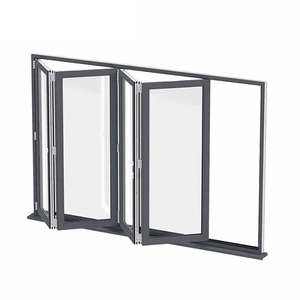 Finestre e Porte Esterne Moderne in Lega di Alluminio, a Taglio Termico, Insonorizzate, Antivento, con Schermo Pieghevole e Tenda a Rullo Verticale Scorrevole - Product Image 6