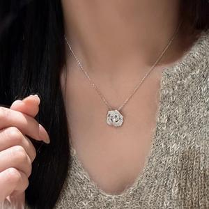 Nouveau collier pendentif papillon en jade d'eau naturel chinois, matériau dangereux, argent pur S925, chaîne de clavicule, bleu glacé, dangereux - Product Image 2