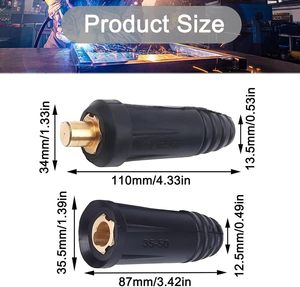 उवेल्ड हॉट सेल वेल्डिंग केबल संयुक्त त्वरित कनेक्टर वेल्डिंग केबल त्वरित कनेक्टर महिला कनेक्टर वेल्डर सहायक उपकरण - Product Image 2