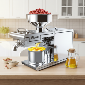 Automatic Sunflower Oil Extraction Machine Oil Making Processing Machine Oil Pressers Mill for Home Use - Product Image 1