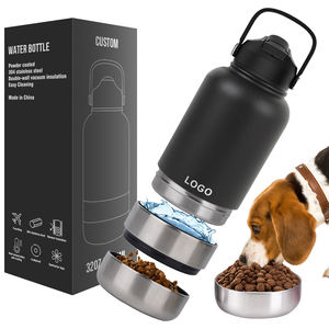 Tùy Chỉnh Xách Tay 32 Oz Không Bị Rò Rỉ Bằng Chứng Thép Không Gỉ Cách Điện Con Chó Chai Nước Du Lịch Thức Ăn Vật Nuôi Chất Lỏng Cho Xe Cắm Trại Vật Nuôi Ăn - Product Image 1
