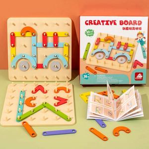 Juguete de Geoboard para Niños, Figuras y Formas STEM para el Aula, Juego de Rompecabezas para Estudiantes, Terapia de Habilidades Motoras Finas - Product Image 1
