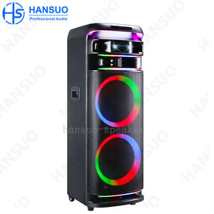 Usine HANSUO Marque Puissance de <span class=keywords><strong>100W</strong></span> Double 12 pouces Woofer et Tweeter Unique Haut-parleur Portable HS-TD1299 - Product Image 2