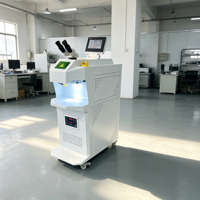 Soudeuse laser YAG manuelle industrielle pour bijoux en métaux précieux avec une puissance d'entrée de 200 W