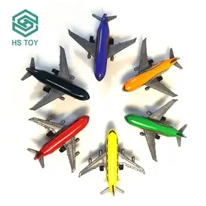 HS Toy Sliding Transport Airplane Toy Alloy Diecast Air Plane Scale Model Aircraft From Shantou Toy Best Gifts 6 Pcs Unisex 1:64