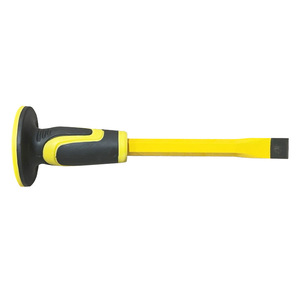Stonemason Yi Chisel Yellow Flat Head Straight Tip Metric High Carbon Steel For Stonemasonry - Product Image 3