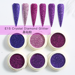 Poudre de cristal de sel marin Aurora 2026, paillettes diamantées, <span class=keywords><strong>sucre</strong></span> scintillant, laine, décoration brillante pour nail art, vente en gros - Product Image 5
