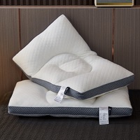 Nouveautés avec Grande Promotion : Oreiller chiropratique à soutien doux, motif uni, pour le soulagement de la douleur, à col roulé, pour usage en lit, avec support de présentation
