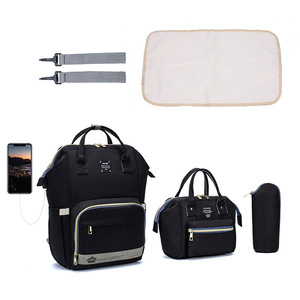 <span class=keywords><strong>LEQUEEN</strong></span>-ensemble de sacs <span class=keywords><strong>à</strong></span> couches 5 pièces pour maman, <span class=keywords><strong>sac</strong></span> <span class=keywords><strong>à</strong></span> dos de voyage étanche de haute qualité avec tapis <span class=keywords><strong>à</strong></span> <span class=keywords><strong>langer</strong></span>, nouvelle collection - Product Image 5