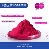 Colorants métalliques complexes magenta Rouge solvant 127 Colorants pour encres d'impression et l'industrie des encres / Modèle Rose 478/5BLG