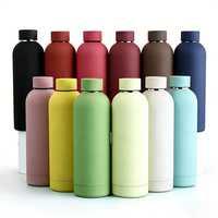 Gourde tendance Termousse Thermos personnalisée peinte Petit Thermos Bouteilles à café Bouteilles d'eau en acier inoxydable avec logo
