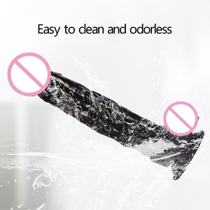 Fusée raton laveur réaliste coulissant prépuce pénis épais Silicone gode ventouse vente chaude - Product Image 6