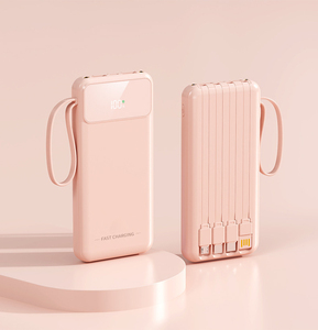 <span class=keywords><strong>Prix</strong></span> Usine Nouvelle Arrivée Chargeur Portable avec Câble Intégré Power Bank 10000 mAh Station 4-en-1 Powerbank 10000 mAh pour l'extérieur - Product Image 1