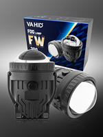 Nouveau kit de projecteurs antibrouillard Bi-LED 3.0 pour la modification de voitures Toyota, Honda, Nissan, éclairage antibrouillard tricolore 6000K