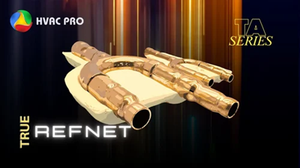 ชุดอุปกรณ์ต่อท่อทองแดงสำหรับเครื่องปรับอากาศระบบ VRF ยี่ห้อ Mitsubishi Refnet Joint สำหรับงานติดตั้งระบบทำความเย็น HVAC - Product Image 4