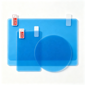 Film de protection transparent personnalisé en PET pour écrans de tablettes et de voitures, anti-rayures, anti-traces de doigts, auto-adhésif, vente en gros, feuille OEM - Product Image 1