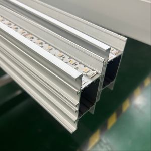 Éclairage mural intérieur moderne pour bureau, installation à clipser, <span class=keywords><strong>profil</strong></span> lumineux LED personnalisé, gradation, 5 ans - Product Image 4