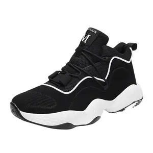 Topsion articles de festival populaires en gros chaussures noires meilleures chaussures de basket-ball pour hommes en gros