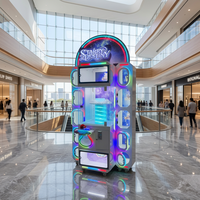 Lecteur de cartes professionnel pour machine à poupées, construction métallique, prise en charge de l'espagnol, pour zones de jeux pour enfants et environnements commerciaux très fréquentés