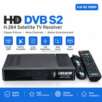 Récepteur de télévision par satellite DVB-S2 FTA, vente en gros, récepteur numérique HD avec boîtier métallique