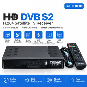 Receptor de TV Satelital DVB-S2 FTA, Receptor Digital HD al por Mayor con Carcasa Metálica - Product Image 1
