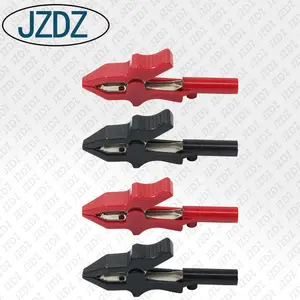 JZDZ J.60033 Staart met 4mm banana plug naar alligator clip