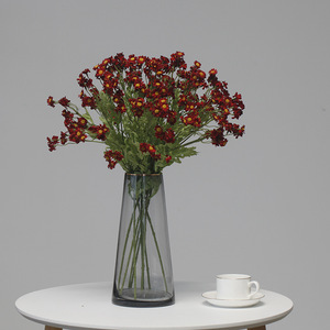 Flores Artificiales de Margarita Hechas a Mano al por Mayor IJ046, 30 Cabezas de Seda Realistas para Decoración de Navidad, Bodas, Cumpleaños y Hogar - Product Image 6