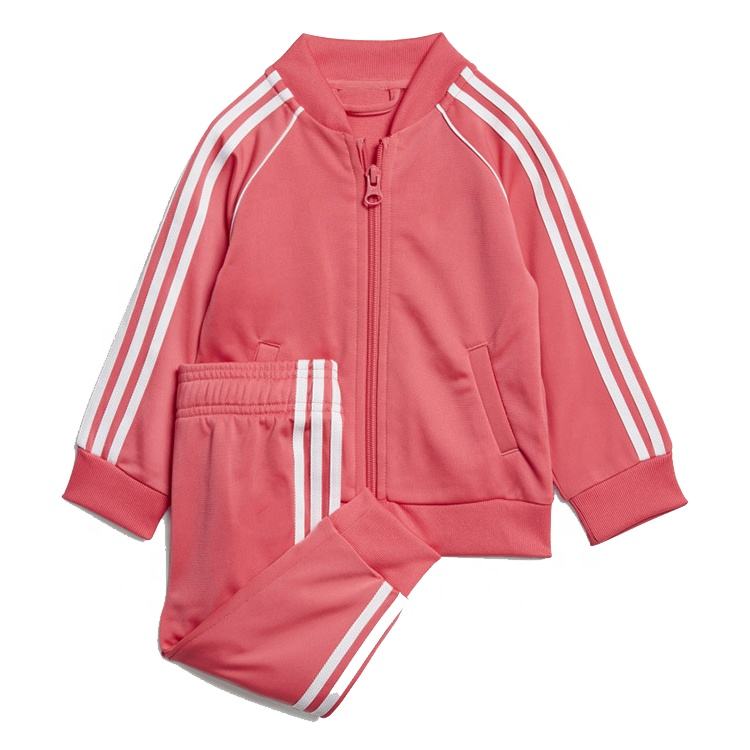 Slim Fit Kids Sport Polyester Fleece Tracksuit Blank Children's Suit Casual  Boys and Girls Sport Tracksuit