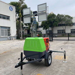 Vente directe usine : <span class=keywords><strong>Tour</strong></span> d'éclairage LED 100W à mât de 5m-9m, alimentée par moteur diesel, efficace et temporaire, avec certificat EPA CE - Product Image 1