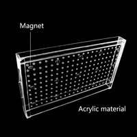 Outil de semis de graines en plastique pour usage agricole, semoir manuel et outil de plantation pour différents types de semis, semis de graines de poivre et de tomates