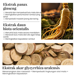 KORMESIC - Suero para el Crecimiento de Pestañas con Certificación Bpom, 15 ml, con Ginseng Panax, Nutrición, Crecimiento y Alargamiento - Product Image 4