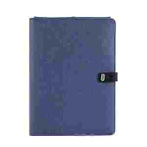 Nouvelles idées d'affaires, carnet de notes professionnel en tissu texturé A5 avec logo personnalisé, journal de style professionnel avec boucle magnétique en métal, planificateur - Product Image 1