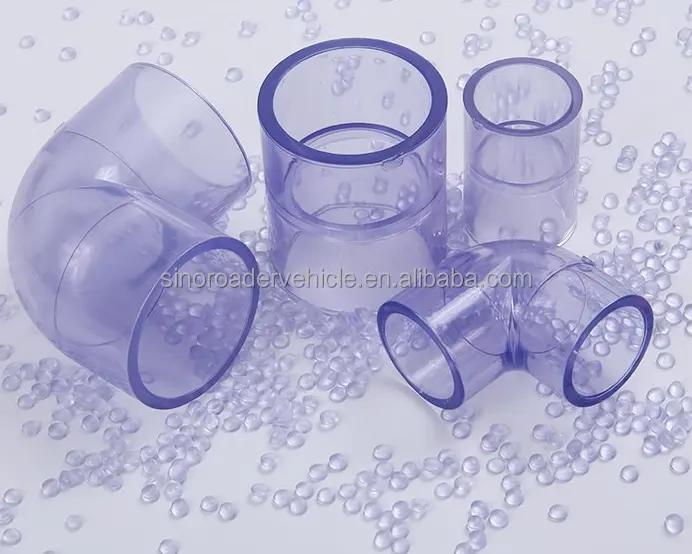 Fabriek Grondstof Zachte Transparante Korrels Pvc Plastic Hars Pellets Gerecycled Pvc Samengestelde Korrels Voor Pp Ps Pvc