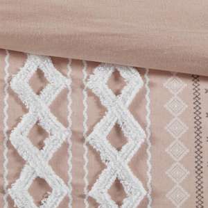 Ensemble <span class=keywords><strong>de</strong></span> couettes en polyester chenille imprimé en coton The Curated Nomad Clementina - Product Image 5