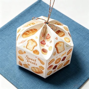 Boîte à bonbons de luxe <span class=keywords><strong>pour</strong></span> mariage avec fermeture, <span class=keywords><strong>pour</strong></span> chocolats, pâtisseries, biscuits, gâteaux et donuts - Product Image 3
