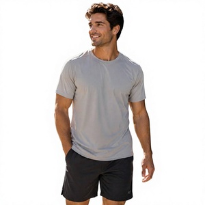 T-shirt décontracté à col rond pour homme, coupe classique, en coton respirant, manches courtes, logo imprimé personnalisé, vêtements en gros - Product Image 6