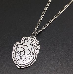 Collar de acero inoxidable Doctor enfermera, colgante personalizado de órgano médico, corazón cerebral, riñón - Product Image 5