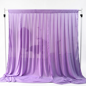 Système de tringles et rideaux de haute qualité pour mariages, événements, salons professionnels et décoration d'expositions - Product Image 1