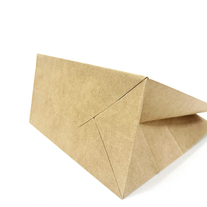 Bolsas de Papel Ecológicas para Llevar Comida, Bolsas de Papel Kraft Marrón para Panadería, para Llevar Comida de Cafetería, con Logotipo Impreso Personalizado - Product Image 5