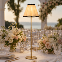 Lampe de table sans fil DC E14, module LED rechargeable magnétique, design simple, abat-jour cylindrique en tissu, tige KD pour projets hôteliers
