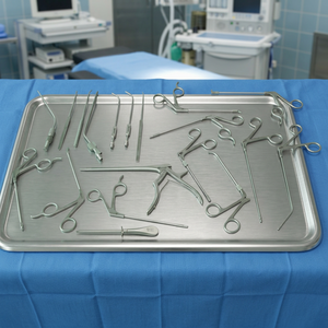 Ensemble de pinces crocodiles en acier inoxydable à long manche, instrument chirurgical pour usage hospitalier, fabriqué par ZUOL. - Product Image 3