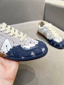 Chaussures plates décontractées en cuir luxueuses, légères, respirantes, élégantes et à absorption des chocs pour l'extérieur - Product Image 5