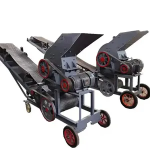 Hot Sale China Factory Diesel/Electric Hammer Mobile Crusher Machine Low Price Mobile Stone Crusher Station