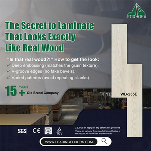 Plancher <span class=keywords><strong>stratifié</strong></span> HDF 8 mm, installation par clic, imperméable, écologique, AC3, haute résistance, salon, <span class=keywords><strong>cuisine</strong></span>, certifié E0 FSC - Product Image 2