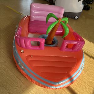 Fauteuil flottant double gonflable en PVC pour enfants avec seau à glace en forme de palmier - Product Image 4